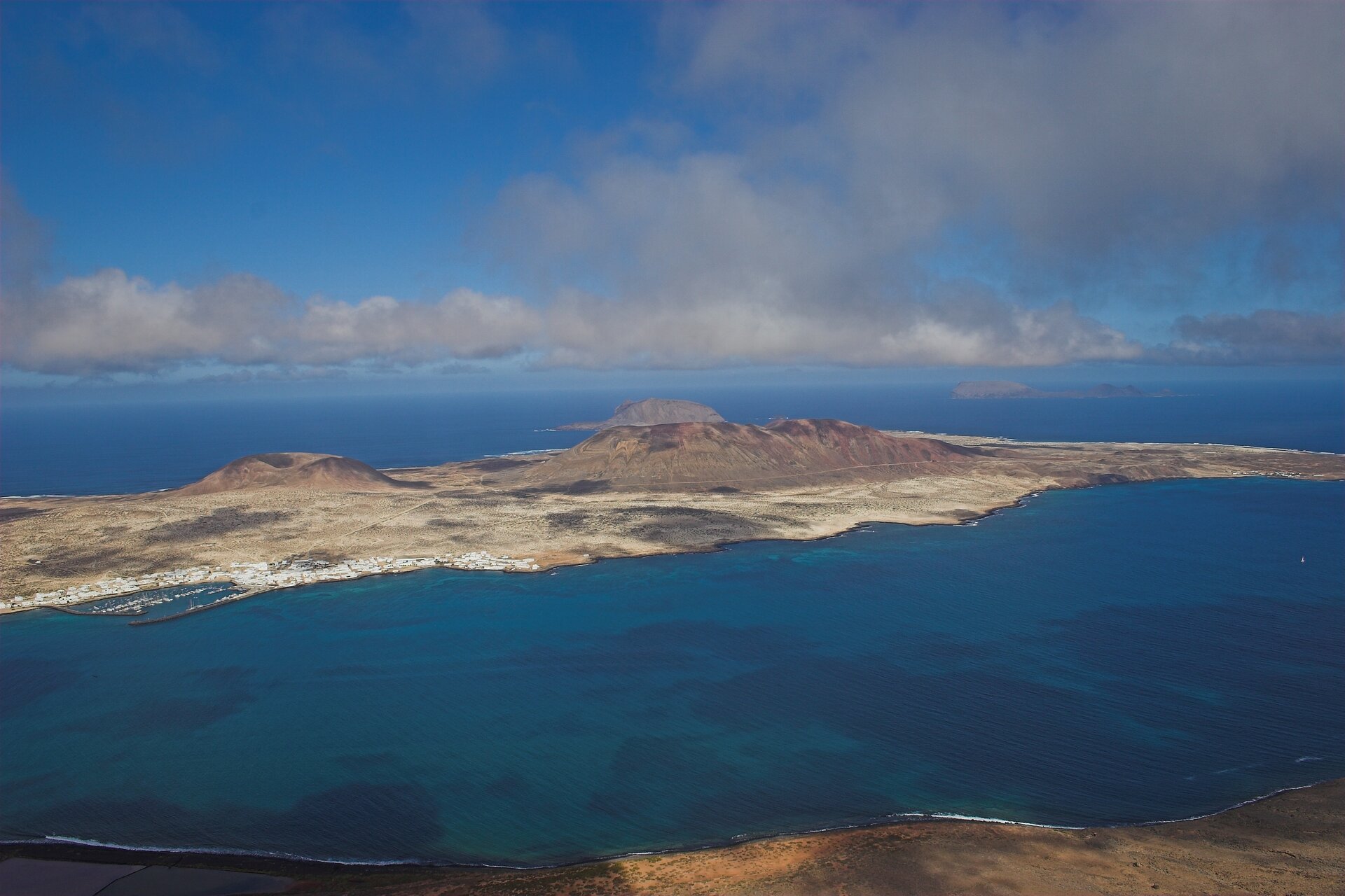 Uitzicht op La Graciosa vanaf Famara
