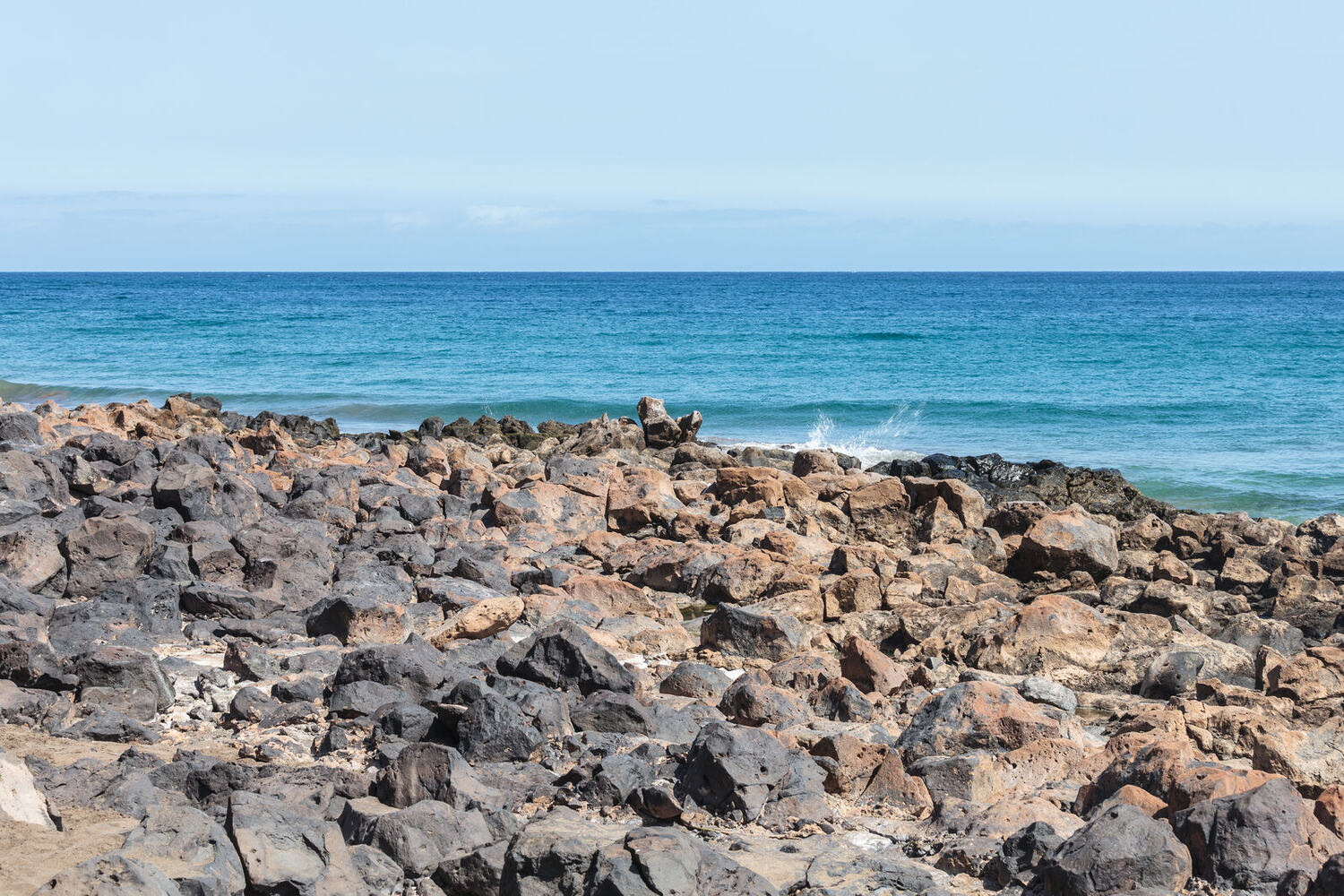 Avenida de las Playas seafront in Puerto del Carmen, the Ocean Lava run course and finish promenade
